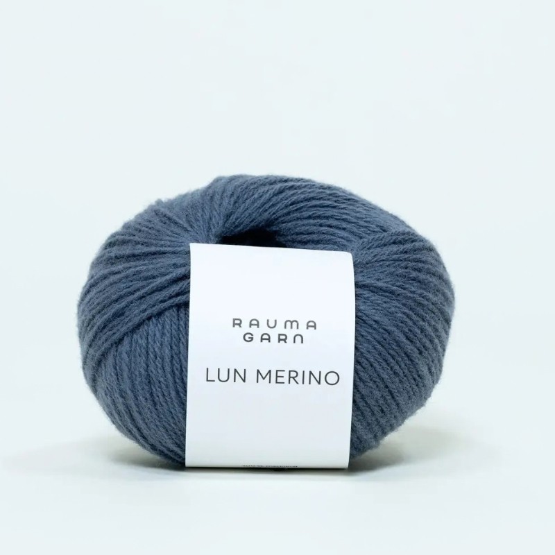 Rauma Lun Merino Mork Bondebla 8797