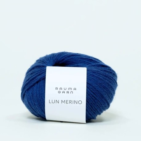 Rauma Lun Merino Dyp Bla 8796