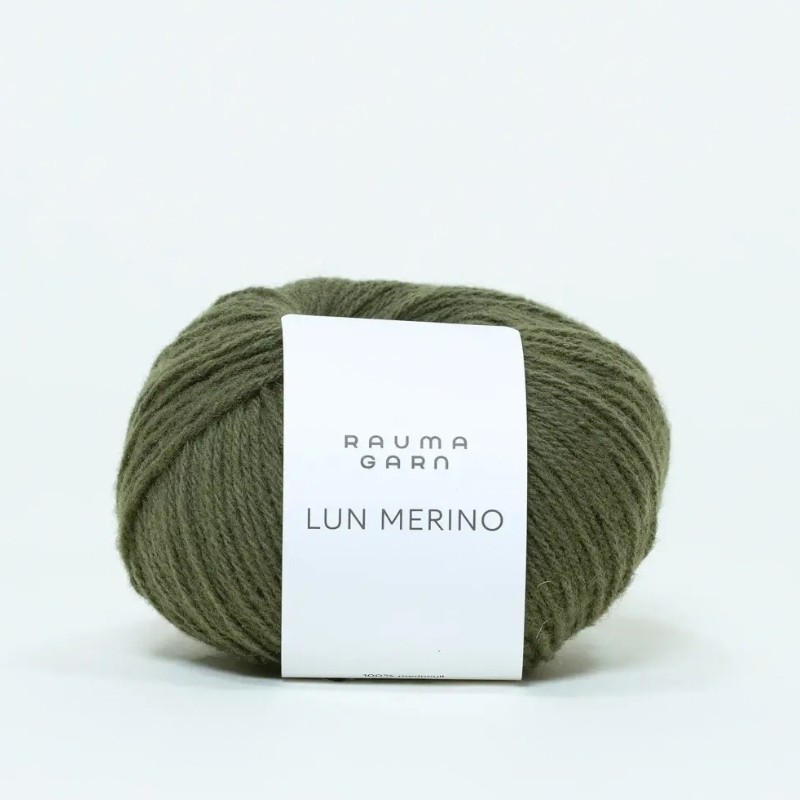 Rauma Lun Merino Skogsgronn 8791
