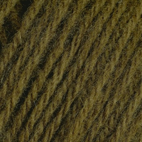 Rauma Lun Merino Gronn Okker 8790 Detail