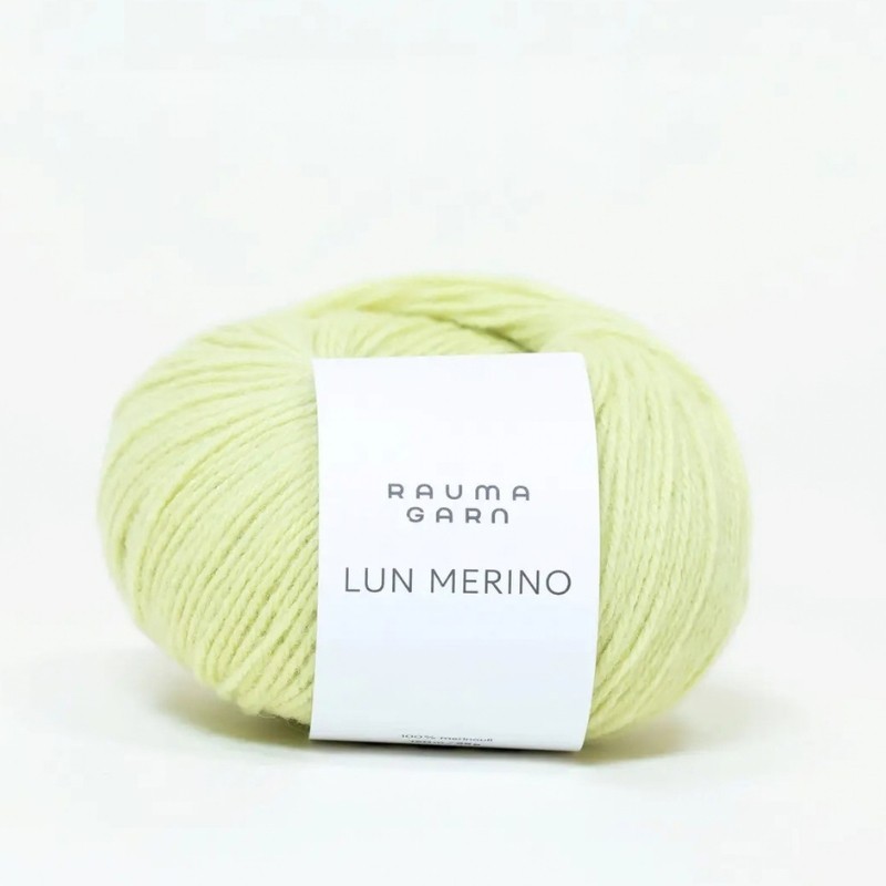 Rauma Lun Merino Pistasjekrem 85