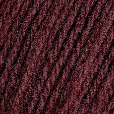 Rauma Lun Merino Stovet Plomme 8800 Detail