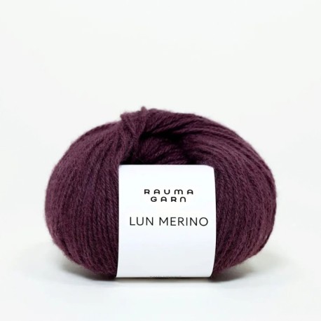 Rauma Lun Merino Mork Burgunder 42