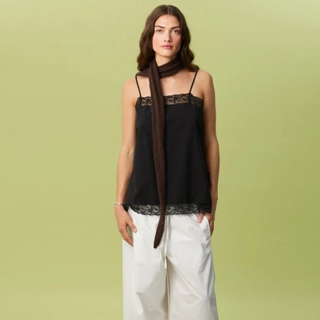 Sandnes 2607-1 - Miu Pointelle Scarf Strickset