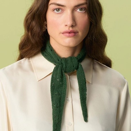 Sandnes 2607-1 - Miu Pointelle Scarf Strickset