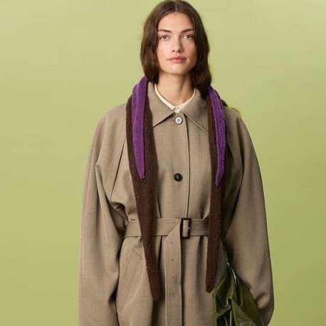 Sandnes 2607-1 - Miu Pointelle Scarf Strickset