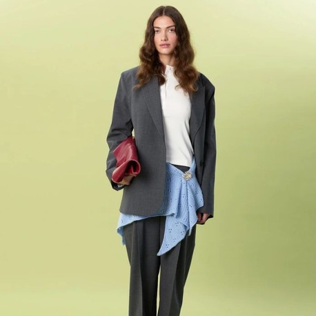 Sandnes 2607-3 Miu Pointelle Shawl Strickset