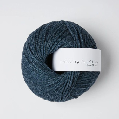 Knitting for Olive Heavy Merino - Deep Petroleum Blue