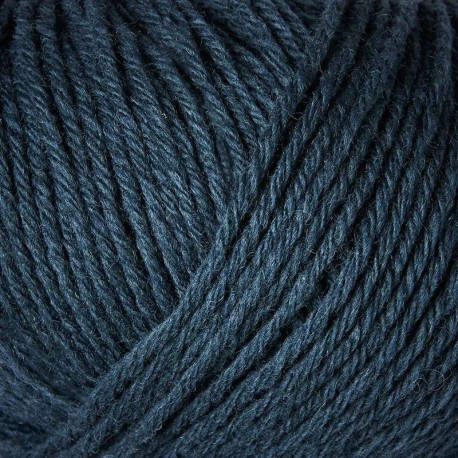 Knitting for Olive Heavy Merino Deep Petroleum Blue Detail