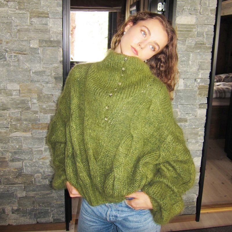 Tuva Sandok Cable Sweater Englisch Wollpaket