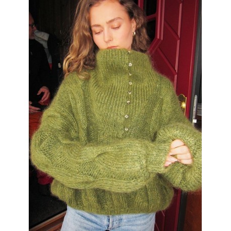 Tuva Sandok Cable Sweater Englisch Wollpaket