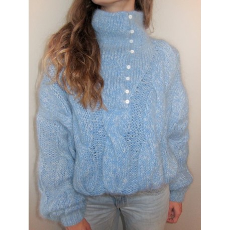 Tuva Sandok Cable Sweater Englisch Wollpaket