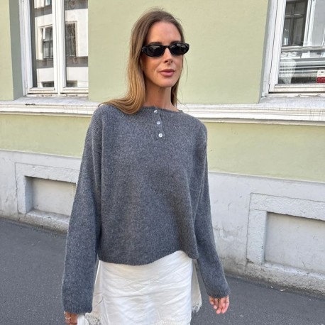 Ingrid Dyb Henley Sweater Wollpaket