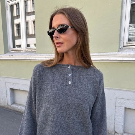 Ingrid Dyb Henley Sweater Wollpaket