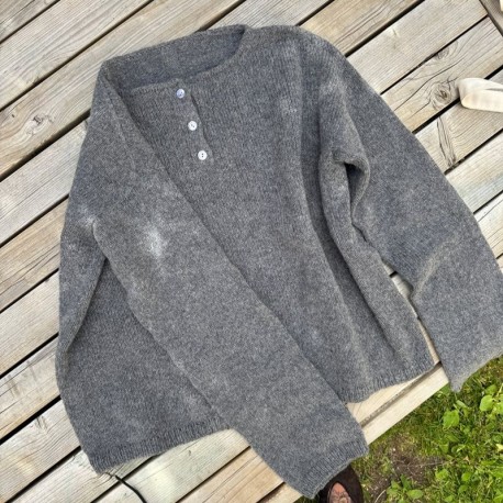 Ingrid Dyb Henley Sweater Wollpaket