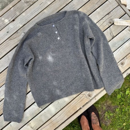 Ingrid Dyb Henley Sweater Wollpaket