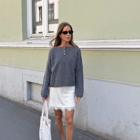 Ingrid Dyb Henley Sweater Wollpaket