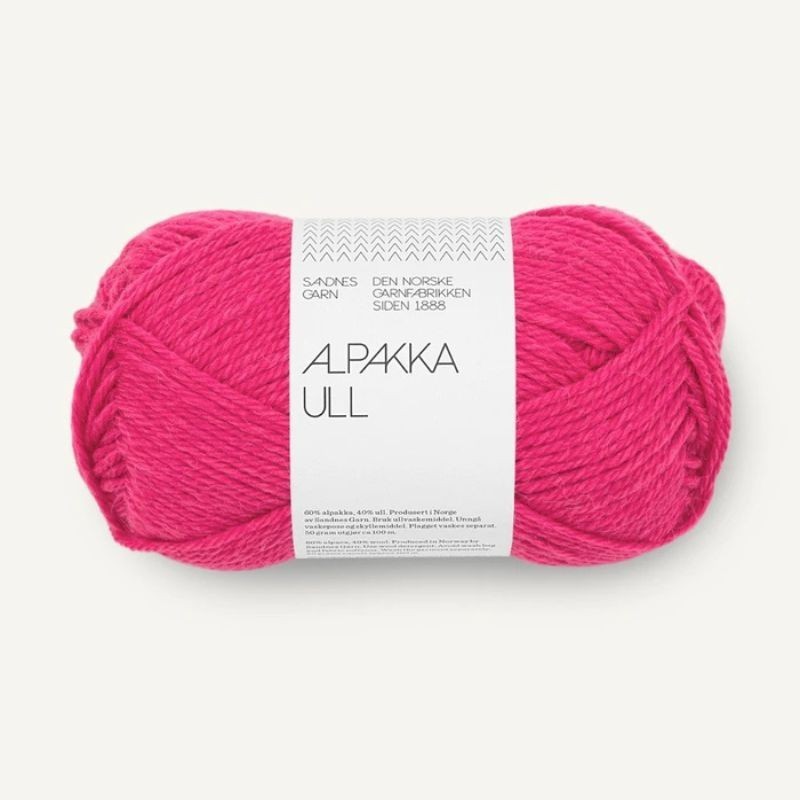 Sandnes Alpakka Ull Hot Pink 4518