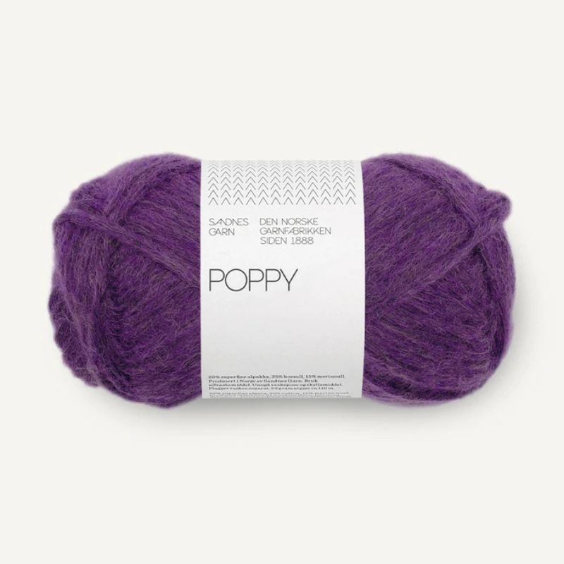Sandnes Poppy Dark Plum 5040