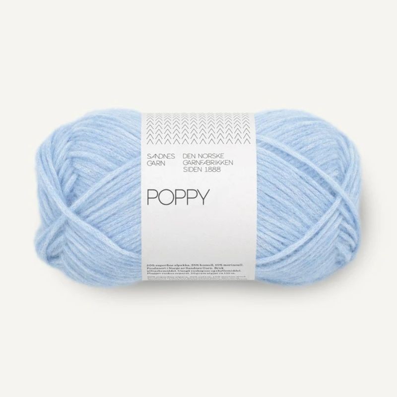 Sandnes Poppy Brunnera Blue 5812