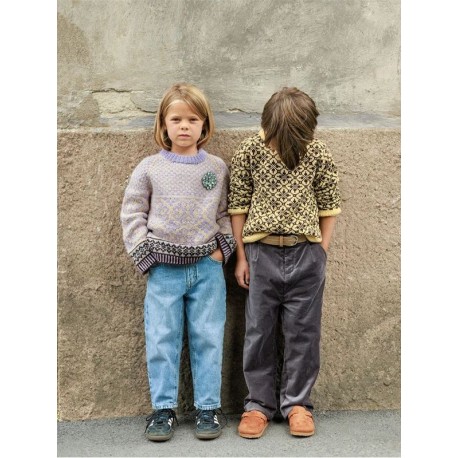 Sandnes 2608 2 Rose Junior Strickset