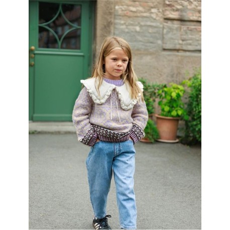Sandnes 2608 2 Rose Junior Strickset