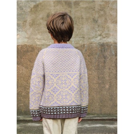 Sandnes 2608 2 Rose Junior Strickset