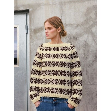 Sandnes 2609 1 Alvar Damen Pullover Strickset