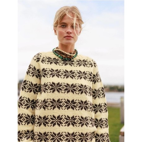 Sandnes 2609 1 Alvar Damen Pullover Strickset