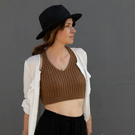 Zoe Top Paula m Strickanleitung