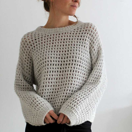 Paula_m Mesh Sweater Strickset