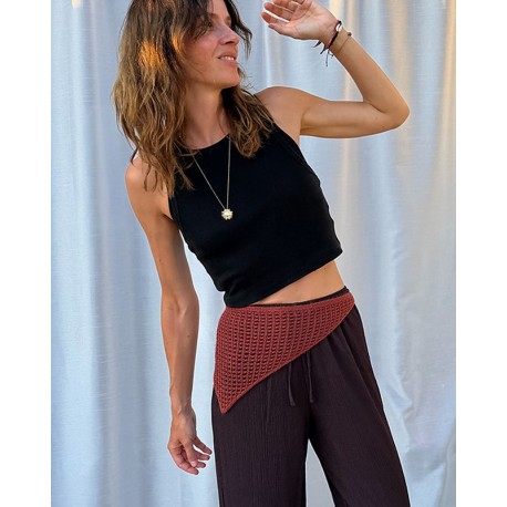 Paula_m Mesh Bandana Strickset