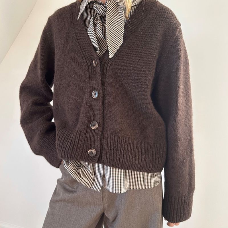 Le Knit Chunky Mouliné Cardigan Wollpaket