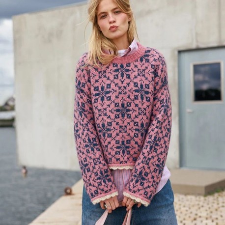 Sandnes 2609 3 Astra Damen Pullover Strickset