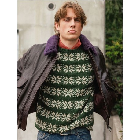 Sandnes 2609 4 Alvar Herren Pullover Strickset