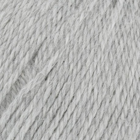 Lang Yarns Baby Alpaca Hellgrau Mélange 0003 Detail