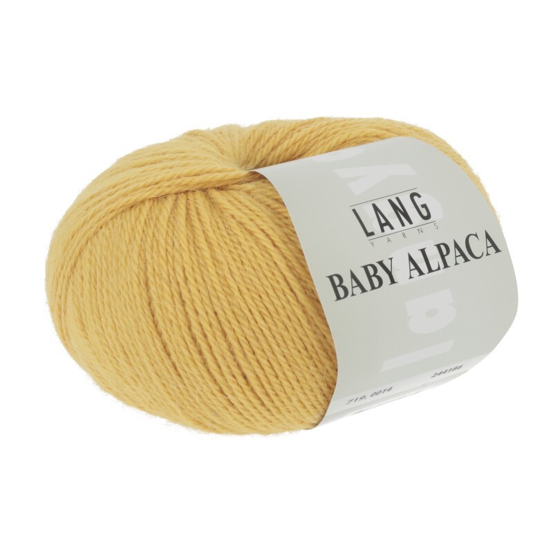 Lang Yarns Baby Alpaca Gelb 0014
