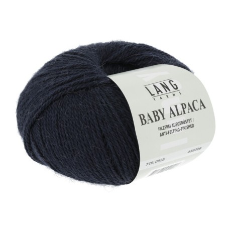 Lang Yarns Baby Alpaca Navy 0025