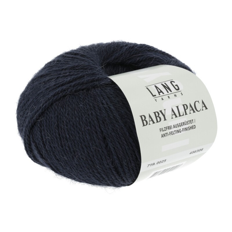 Lang Yarns Baby Alpaca Navy 0025