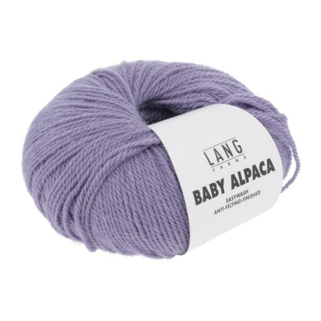 Lang Yarns Baby Alpaca Lila Dunkel 0045