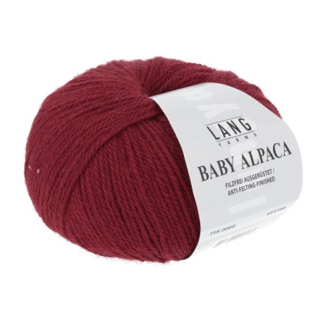 Lang Yarns Baby Alpaca Rot 0060