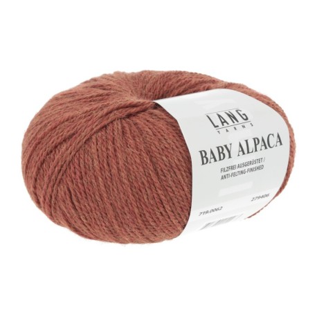 Lang Yarns Baby Alpaca Ziegel Mélange 0062