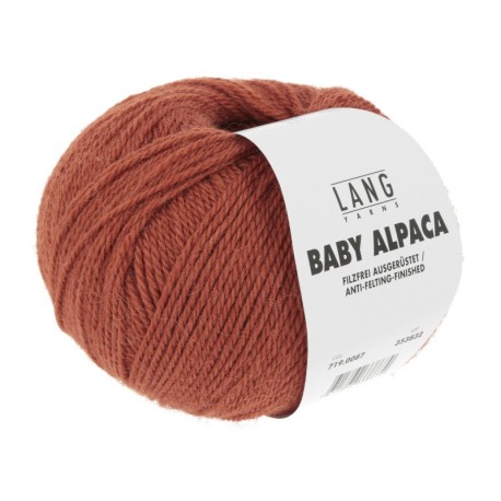 Lang Yarns Baby Alpaca Ziegel 0087