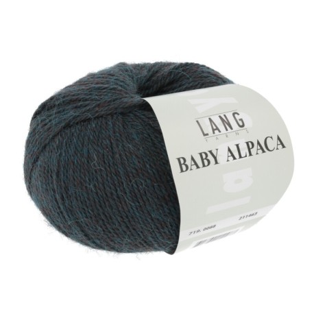 Lang Yarns Baby Alpaca Petrol Mélange 0088