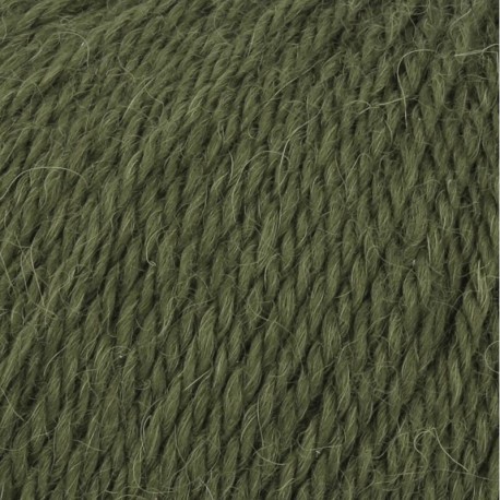 Lang Yarns Baby Alpaca Olive 0098 Detail