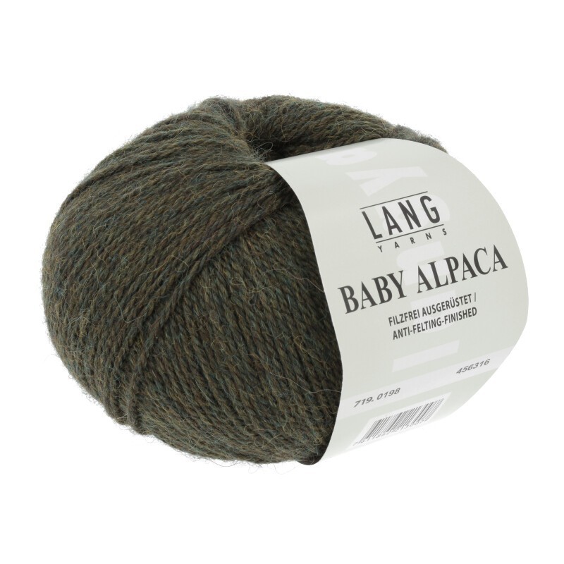 Lang Yarns Baby Alpaca Olive 0098