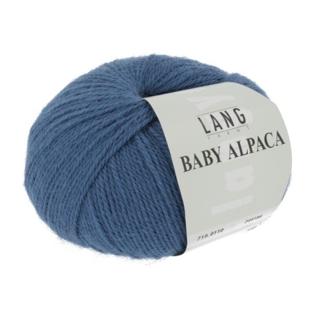 Lang Yarns Baby Alpaca Stahlblau 0110