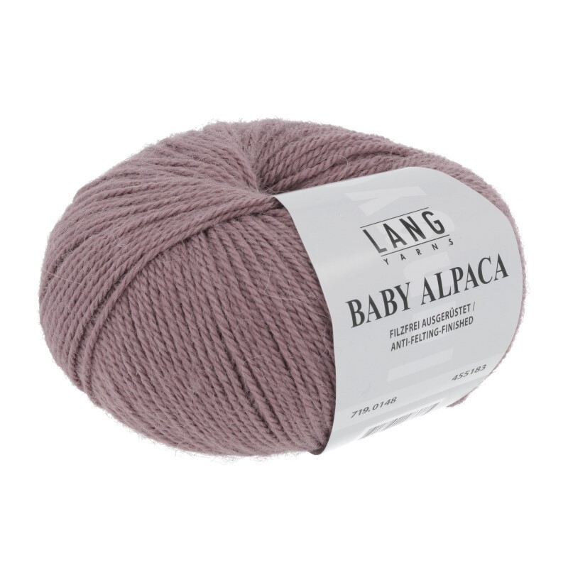 Lang Yarns Baby Alpaca Altrosa Dunkel 0148
