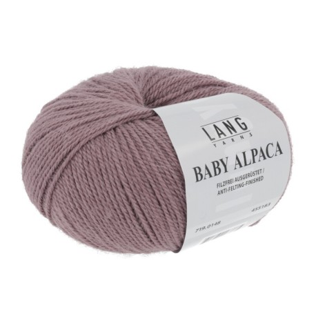 Lang Yarns Baby Alpaca Altrosa Dunkel 0148