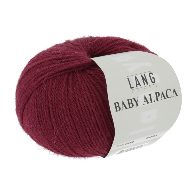 Lang Yarns Baby Alpaca Dunkelrot 0162